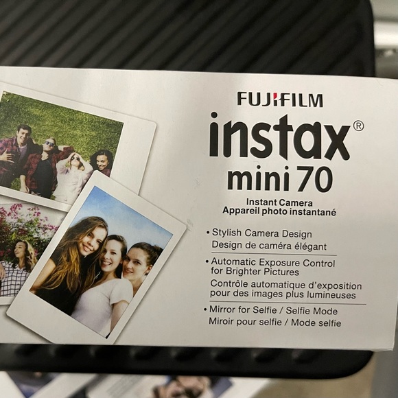 Fujifilm Instax Mini 70 Instant Camera - Neon Orange New In Box - Picture 8 of 10